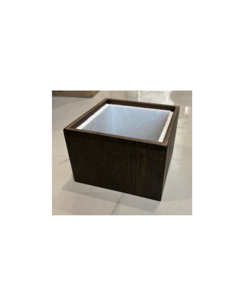 Wooden Riser Box - Large - Brown