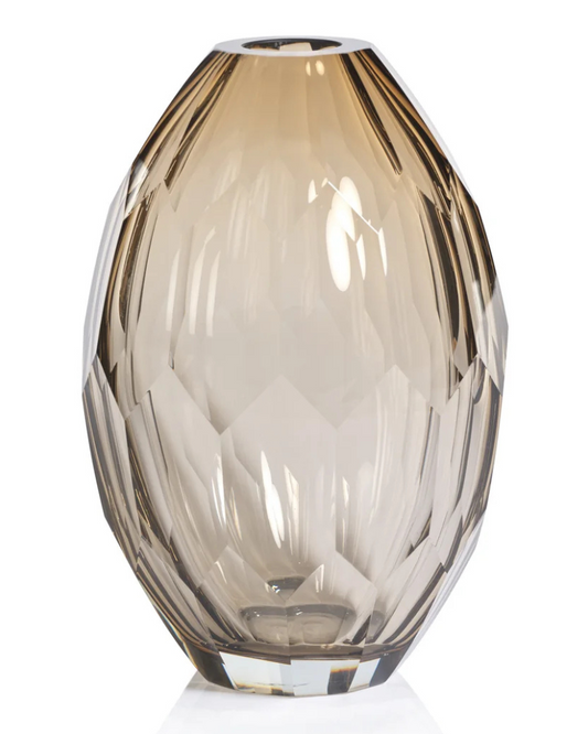 Kaleidoscope Glass Vase - Taupe