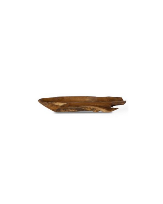 Long Wood Bowl - Brown