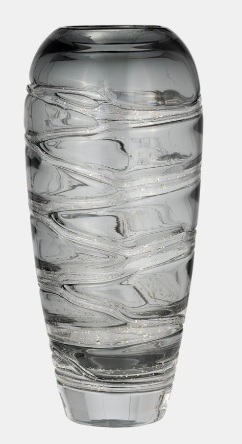 Blue Swirl Vase