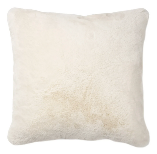 White Fur Pillow