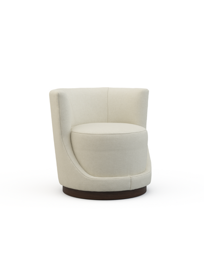 Swivel Sitting Chair - Green Velvet